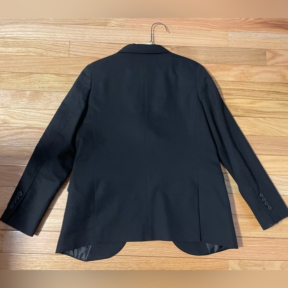 Zara Boys Black Blazer Jacket Size 9 - Picture 3 of 6